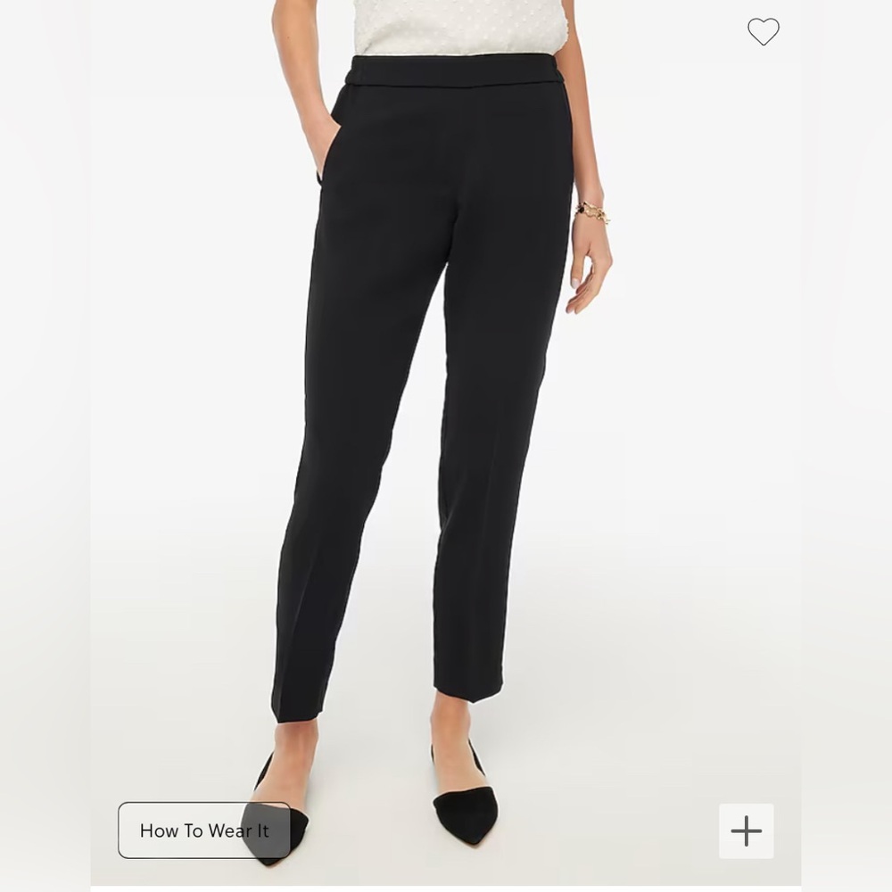 J. Crew Jamie Pant- Black Size 16